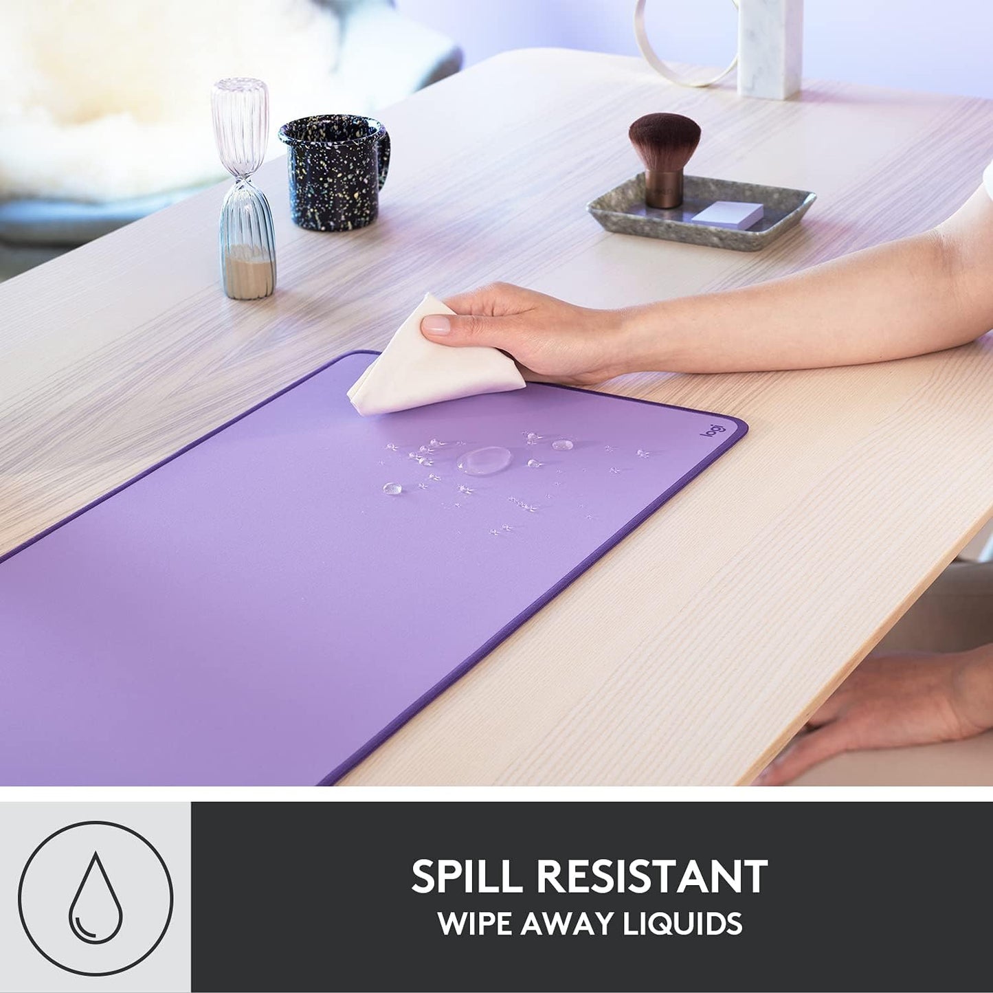 Logitech 956-000036 Desk Mat Studio Series Lavender