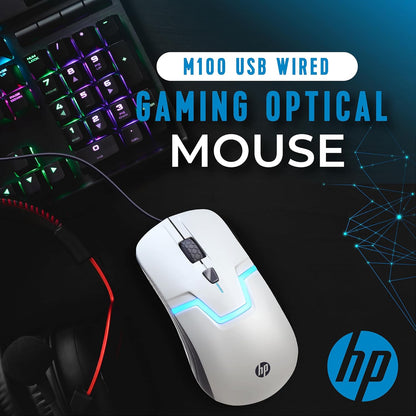 HP M160 Wired Gaming Mouse with LED Lighting