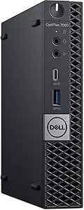 Dell OptiPlex 7060-MICRO i7 Mini PC 16GB 500GB SSD Renewed