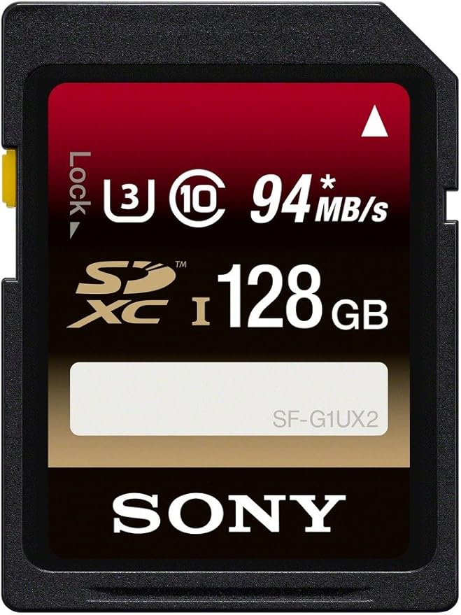 Sony SFG1UX2/TQ 128GB UHS-I SDXC Memory Card — main product image