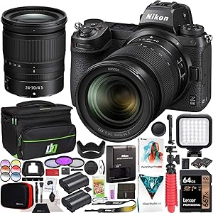 Nikon E23NKZ6II2470 Z6II Mirrorless Camera 24-70mm Lens Bundle