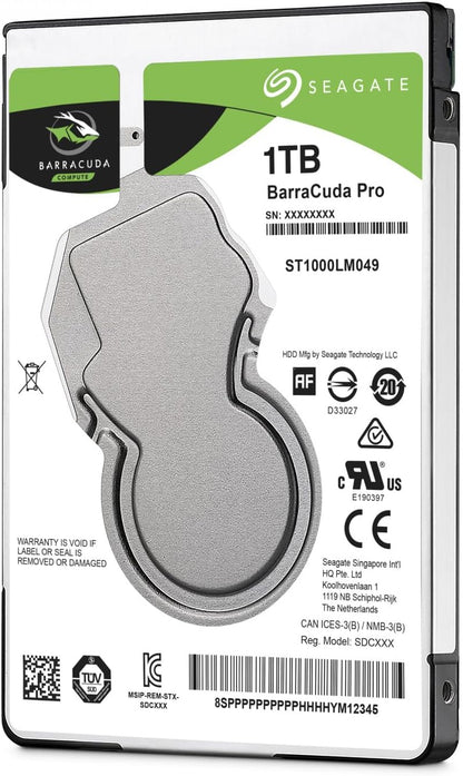 Seagate ST1000LM049 Barracuda Pro: 1TB 7200RPM 2.5" Internal HDD