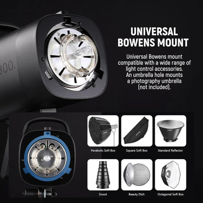 Neewer S101-300W Studio Strobe Flash Photography Light