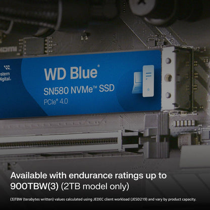 Western Digital WDS500G3B0E 500GB WD Blue SN580 NVMe SSD