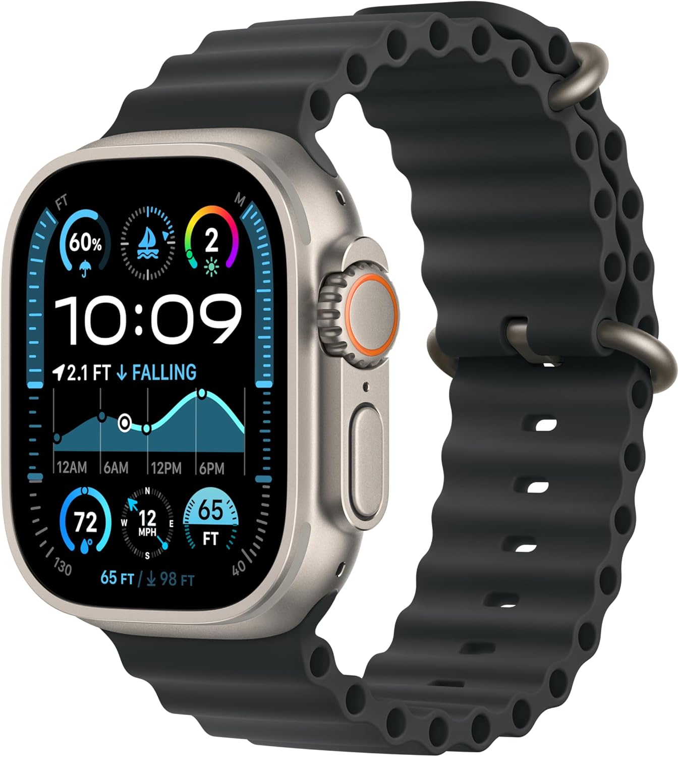 Apple MXTL3AM/A 49mm Black Ocean Watch Band