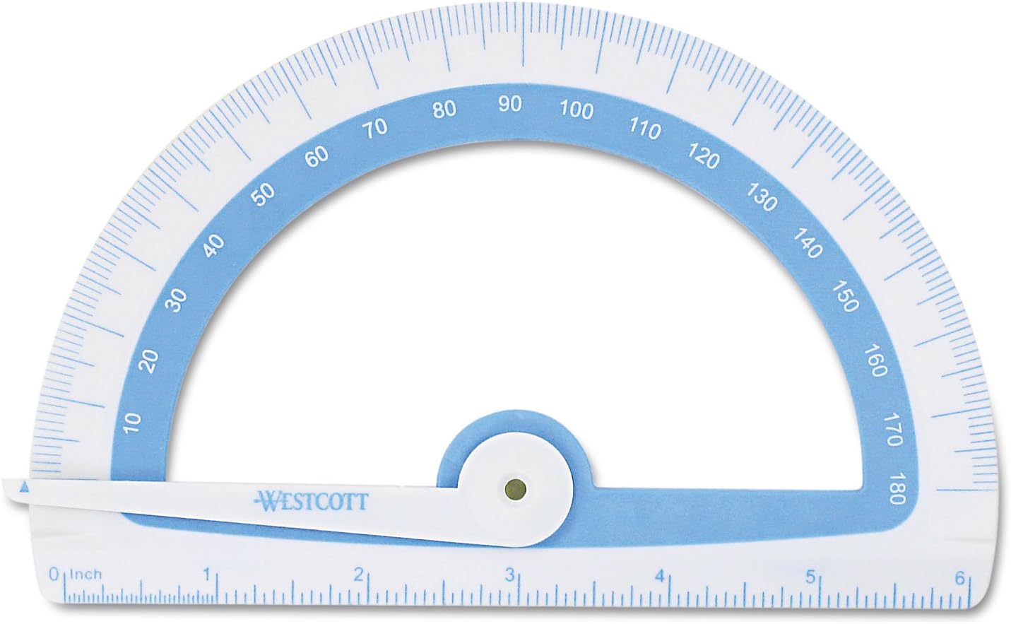 Westcott ACM14376 Soft Touch Protractor School Math Tool