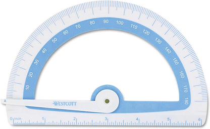 Westcott ACM14376 Soft Touch Protractor School Math Tool
