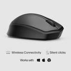HP Wireless Silent 280M Ergonomic Mouse Black