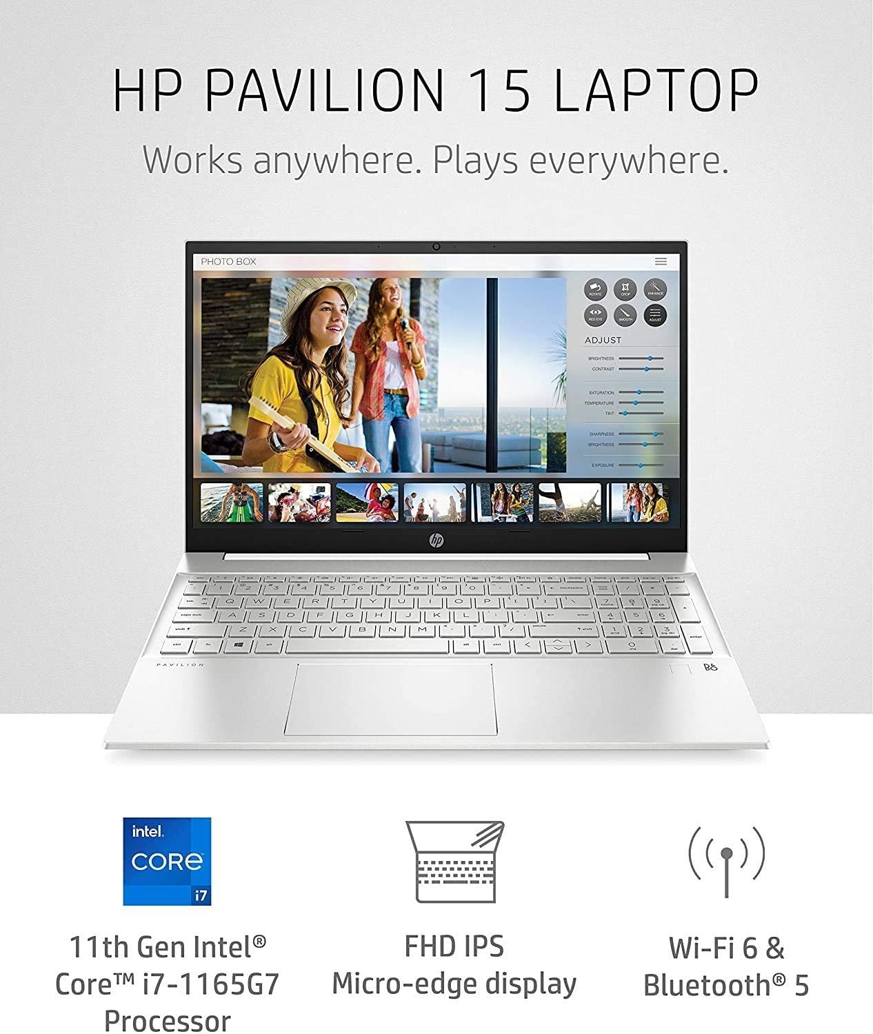 HP Pavilion i7 1165G7 15.6-inch FHD Laptop