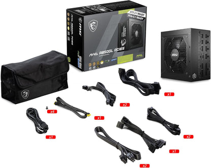 MSI MPG A850GL 850W PCIE 5.1 ATX 3.1 Power Supply