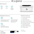 HP W2G51A Laserjet Pro M15w Wireless Printer (Renewed)