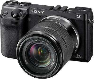 Sony NEX7K/B 24.3MP Mirrorless Camera with 18-55mm Lens