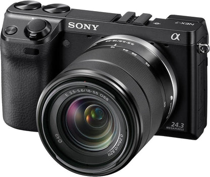 Sony NEX7K/B 24.3MP Mirrorless Camera with 18-55mm Lens