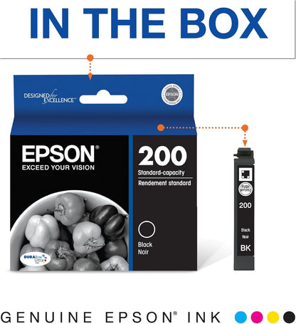 Epson T200120-S DURABrite Black Ink Cartridge Standard Capacity