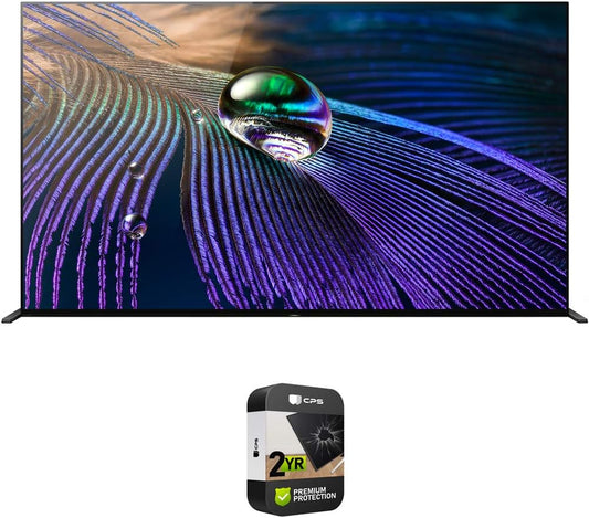 Sony E99SNXR65A90J 65" OLED 4K HDR Smart TV Bundle