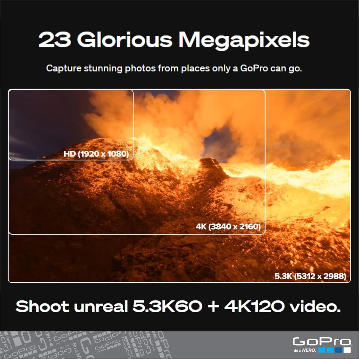 GoPro GoPro-Hero10-Ecom Bundle HERO10 Black Action Camera