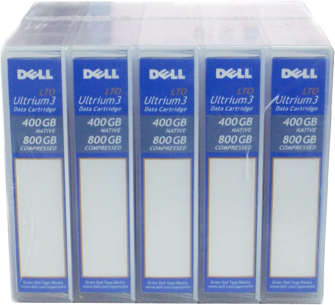 Dell HC591 LTO-3 Ultrium3 Data Tape Cartridge 5-Pack