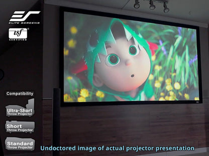 Elite Screens ER110WH2-F Sable Frame 2 110" Fixed Projector Screen