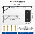 Neewer WB-1250-1 Wall Mounting Triangle Boom Arm