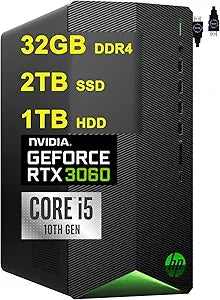 HP Pavilion Gaming Desktop i5-10400F RTX 3060 12GB