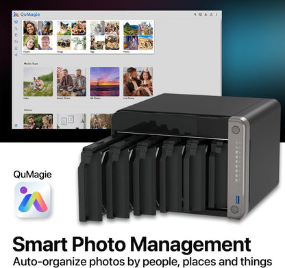 QNAP TS-AI642 6-Bay AI-Powered NAS (Diskless)