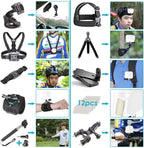 Neewer Action Camera 50-in-1 Accessory Super Clamp Kit