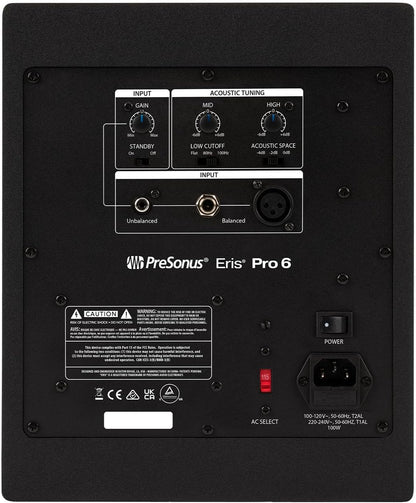 PreSonus Eris Pro 6 2-Way Coaxial Studio Monitor