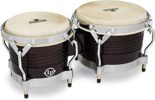 Latin Percussion M201 Matador Wood Bongos, Dark Brown