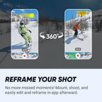 Insta360 X4 Snowboard Bundle 8K 360 Action Camera