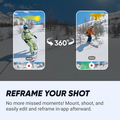 Insta360 X4 Snowboard Bundle 8K 360 Action Camera