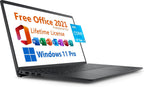Dell Inspiron 15 Laptop: i3, 16GB RAM, 512GB SSD, Office 2021