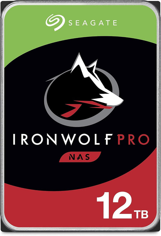 Seagate IronWolf Pro 12TB NAS HDD (Renewed)