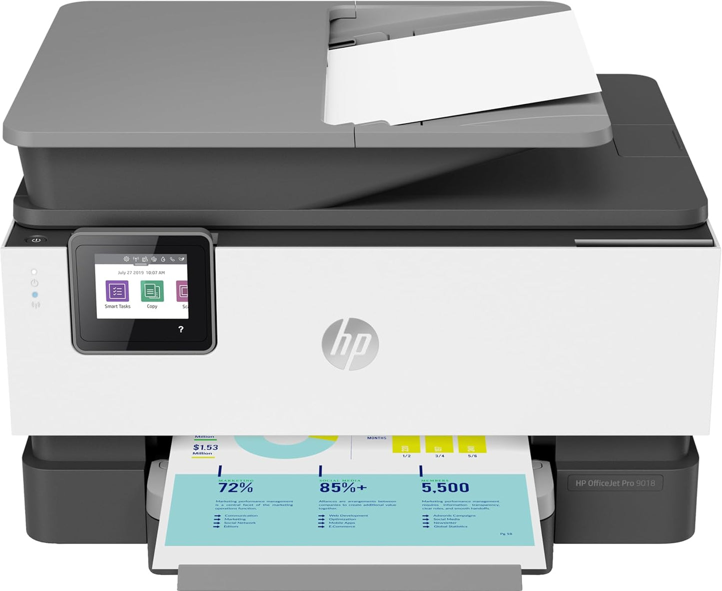 HP 3UK84A#1H3 OfficeJet Pro 9018 Wireless All-in-One Printer