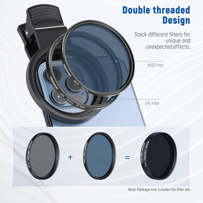 Neewer 10101533 52mm ND+CPL Effect Filter Set