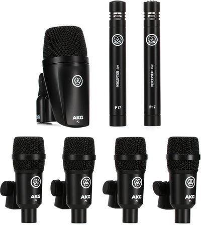 AKG Drum Set Session 1: 7-Piece Drum Microphone Kit