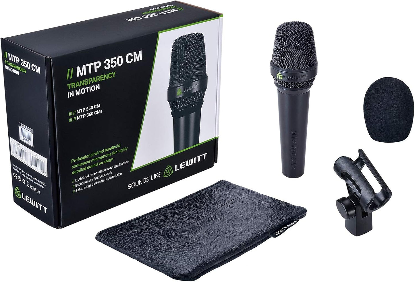 Lewitt AMS-MTP-350-CM-S Handheld Condenser Vocal Microphone
