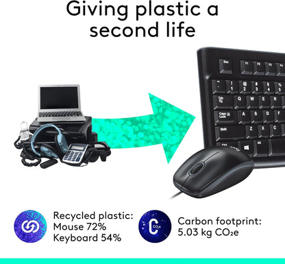 Logitech MK120 Wired Keyboard and Mouse Combo