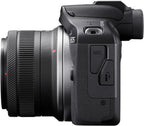 Canon EOS R100 24.2MP Mirrorless Camera 18-45mm Lens Bundle Renewed