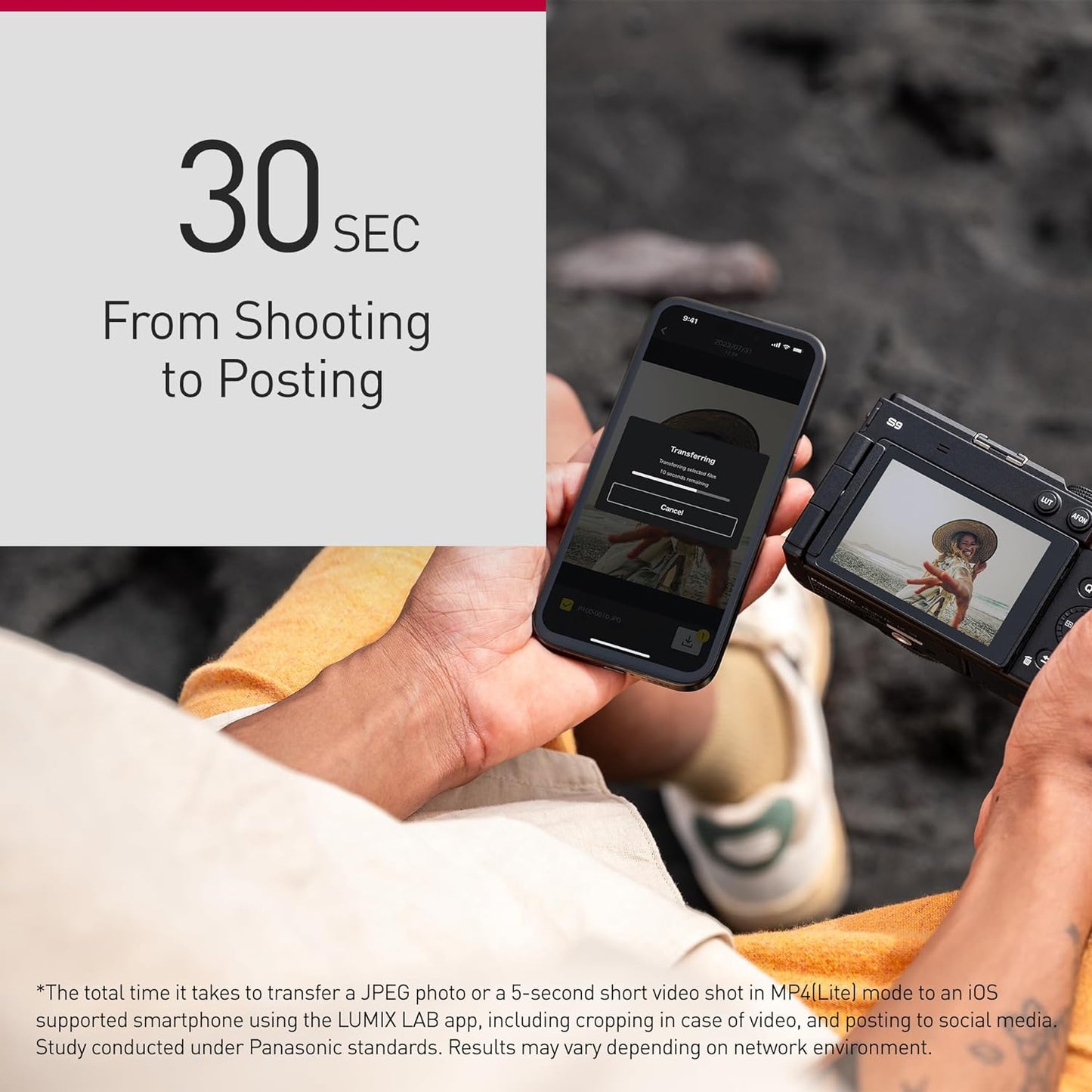 Panasonic DC-S9KK Lumix S9 Full Frame Mirrorless Camera