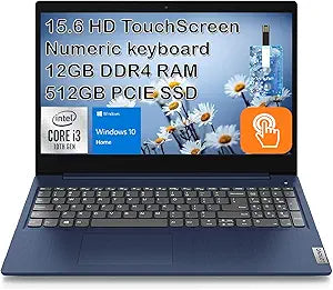 Lenovo ideapad 3 15.6" HD Touchscreen i3 Laptop Bundle
