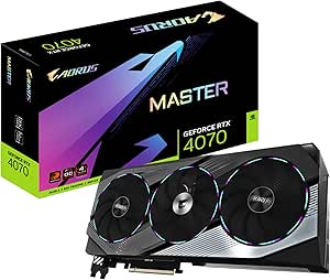 Gigabyte AORUS GeForce RTX 4070 Master 12G Graphics Card — main product image