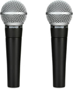 Shure SM58 2-Pack Cardioid Dynamic Vocal Microphones