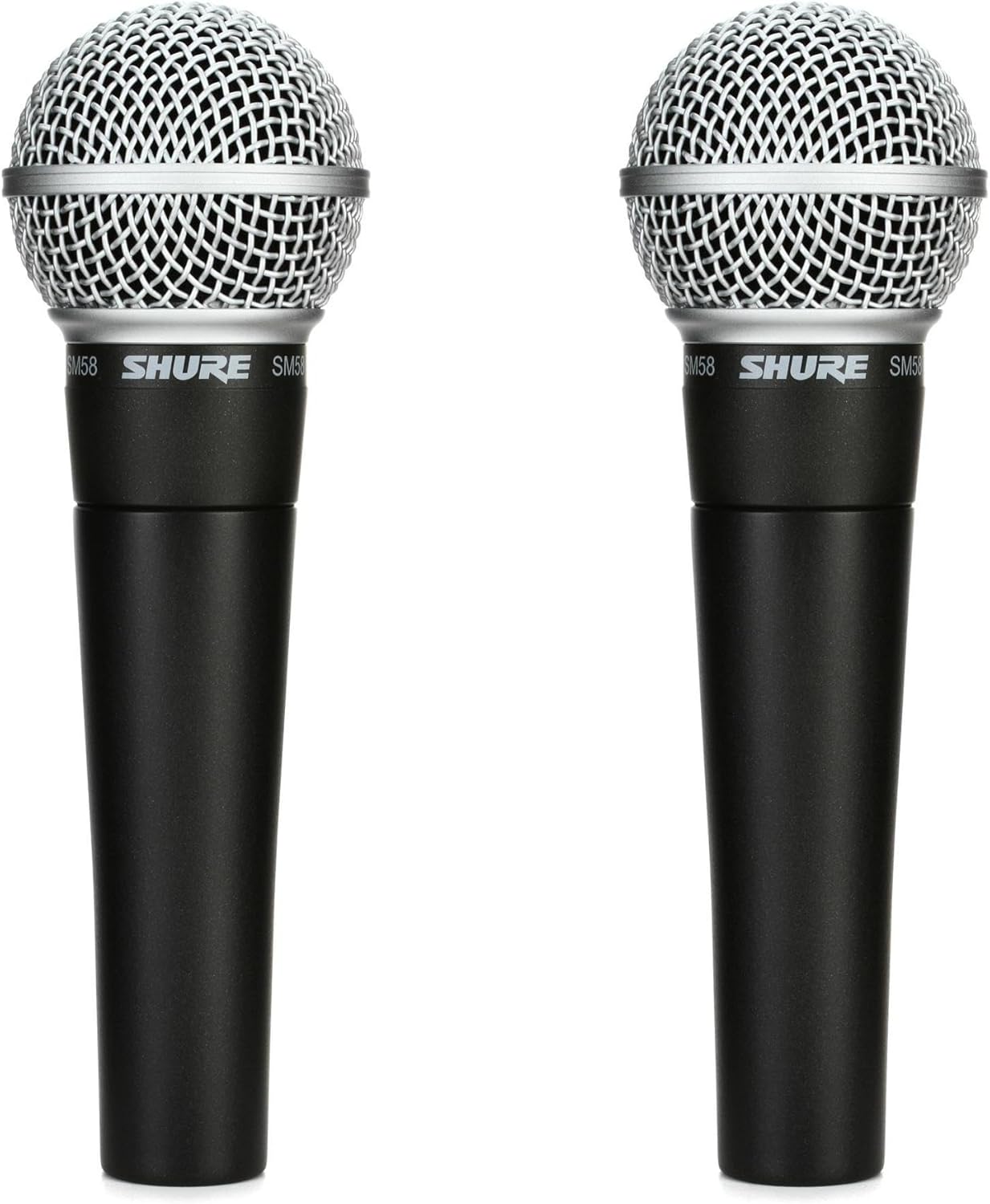 Shure SM58 2-Pack Cardioid Dynamic Vocal Microphones