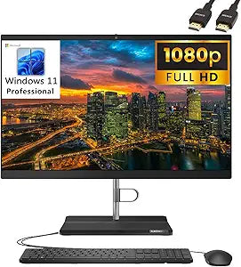 Lenovo V50a 24" AIO i3-10100T FHD Desktop