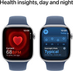 Apple Series 10 GPS 46mm Aluminum Denim Sport Band
