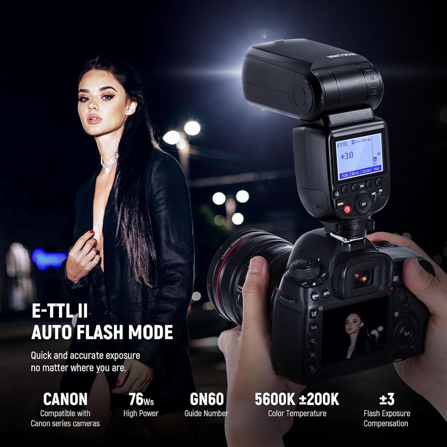 Neewer NW700-C TTL Flash Speedlite Canon DSLR