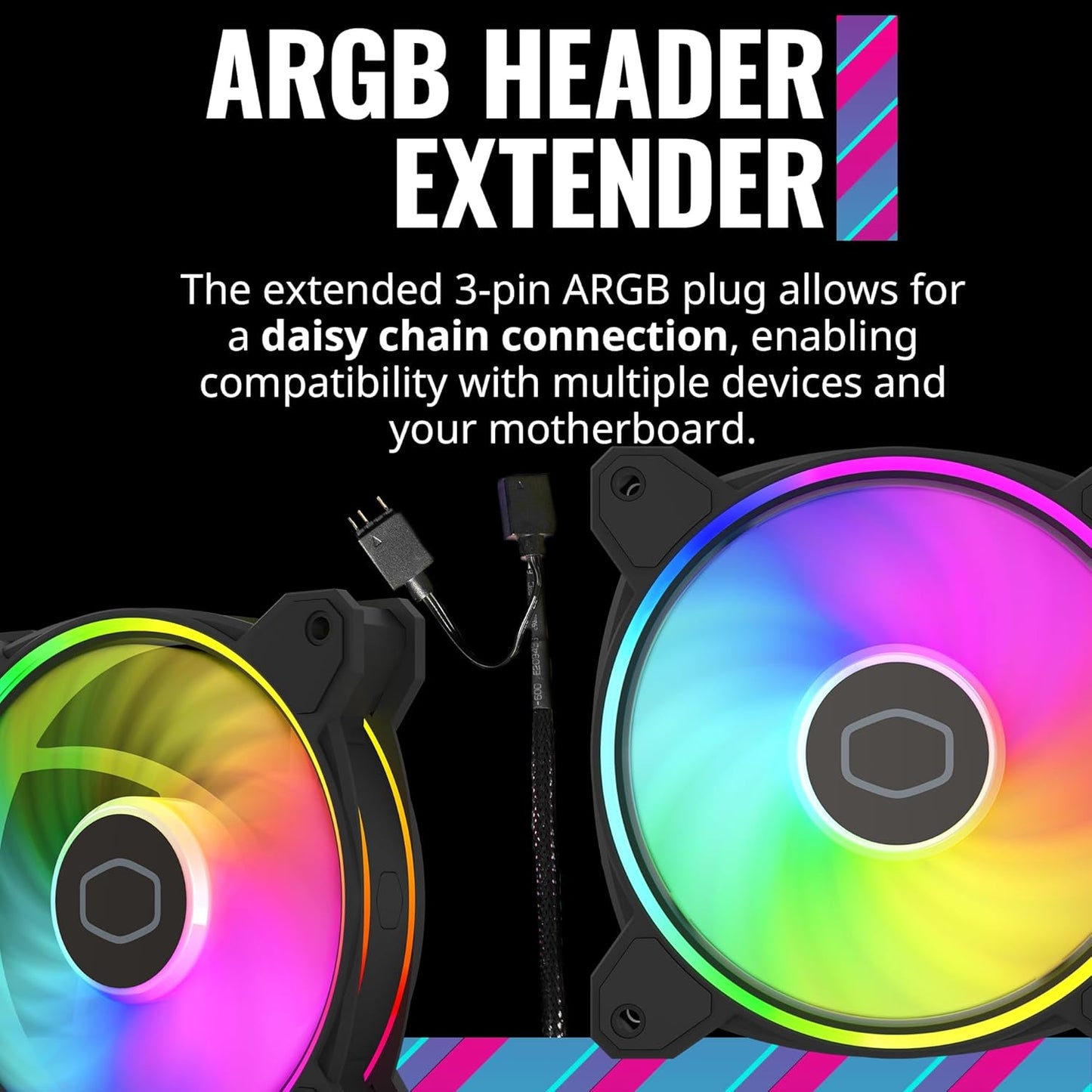 Cooler Master MFL-B2DN-213P2-R2 MasterFan MF120 Halo² ARGB Fan