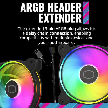 Cooler Master MFL-B2DN-213P2-R2 MasterFan MF120 Halo² ARGB Fan
