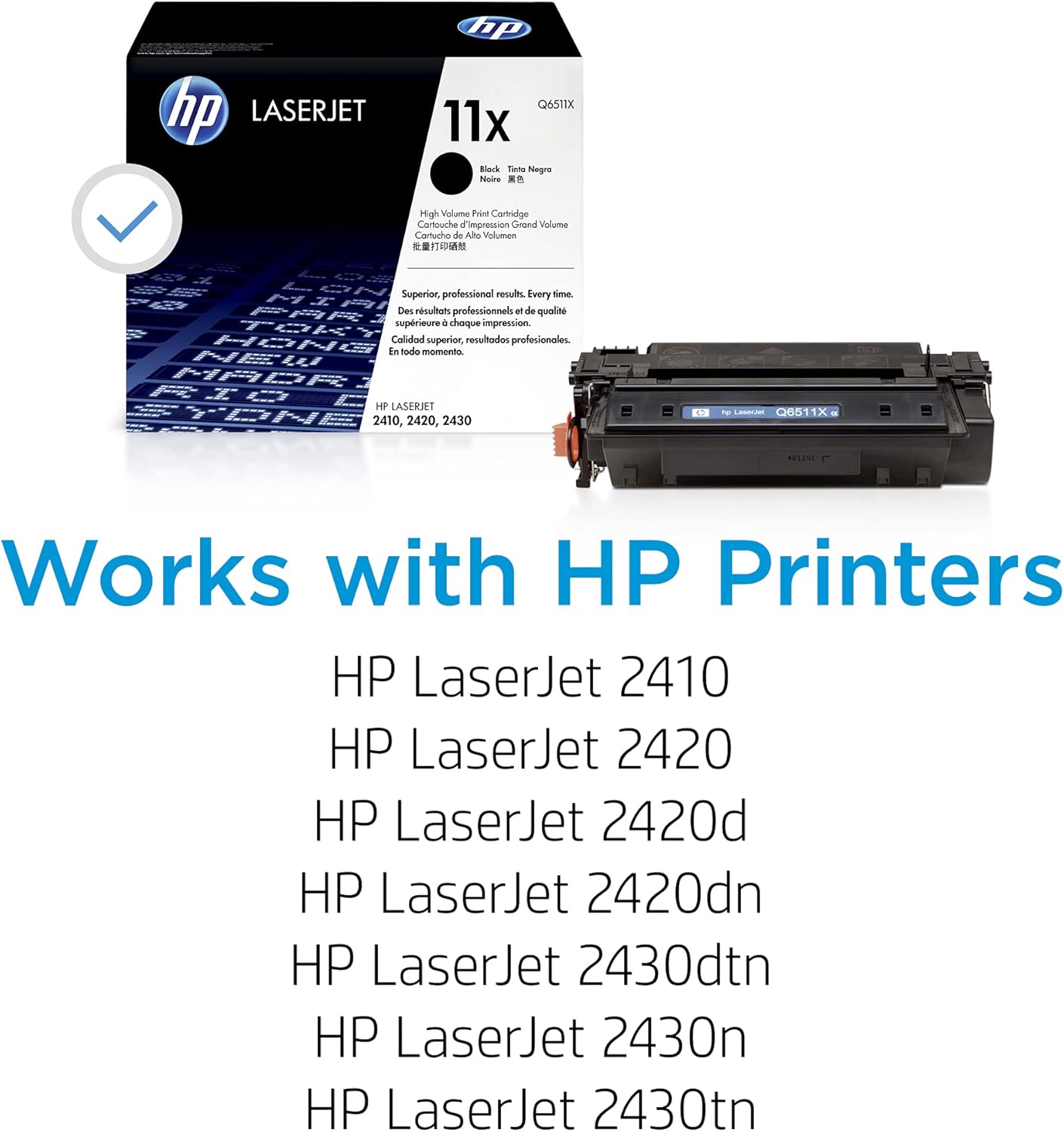 HP Q6511X 11X Black High-Yield Toner Cartridge