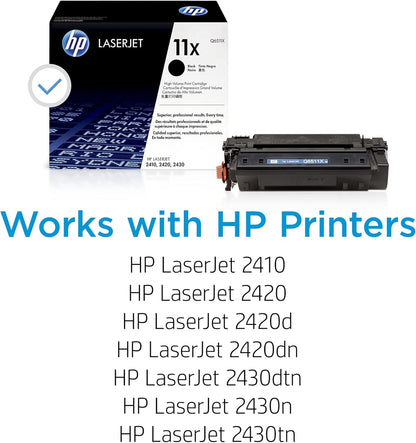 HP Q6511X 11X Black High-Yield Toner Cartridge